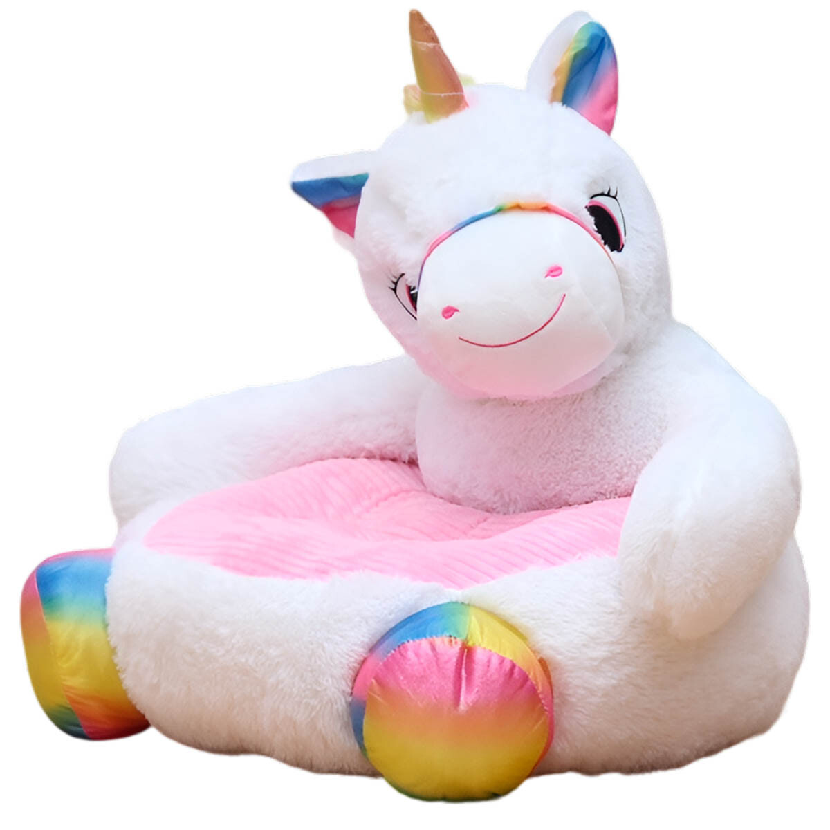 Sillón Puff Peluche Asiento Niños Animales Infantil - Hog009002-uni 
