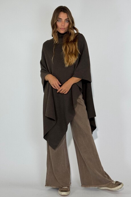 PONCHO LIZA Chocolate