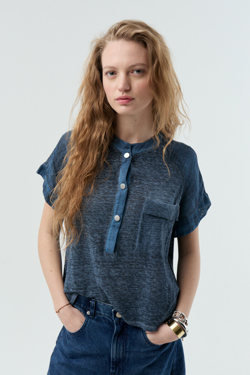 REMERA BOY JUAN Azul