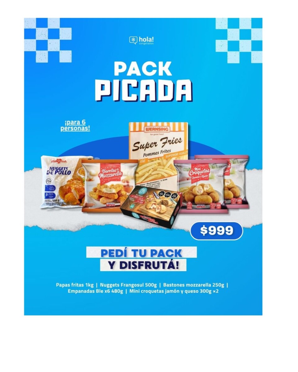 PACK PICADA PARA 6 PERSONAS 