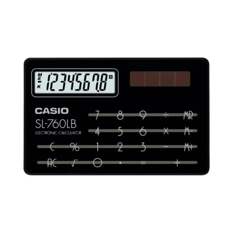 Calculadora tarjeta SL-760 LB BK