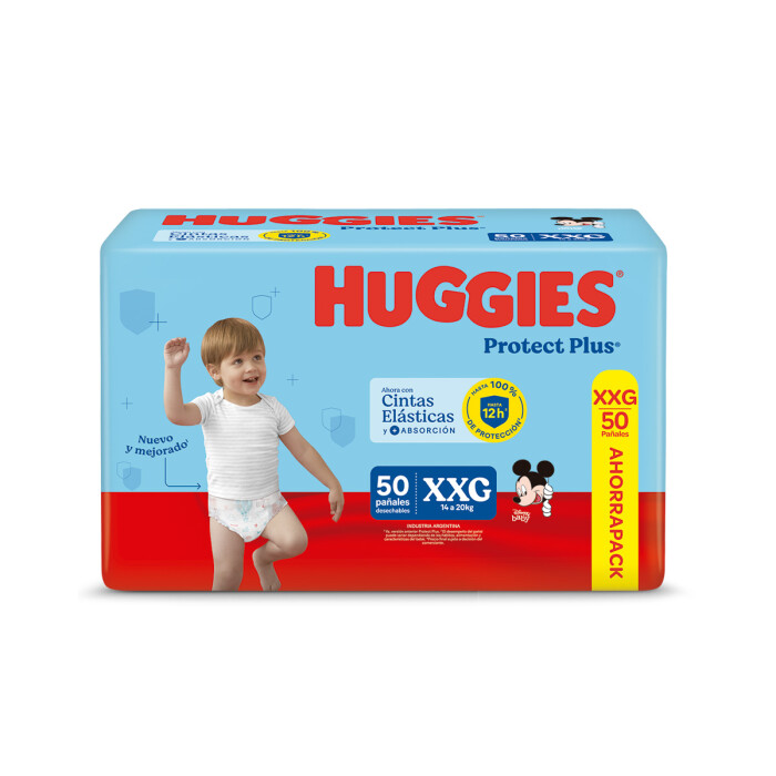 HUGGIES PROTECT PLUS XXG AHORRO CRUE PAQ única