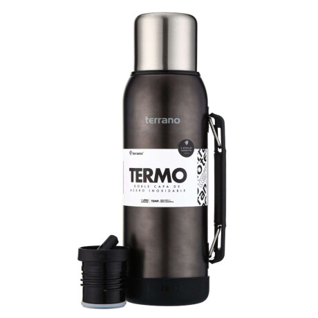 Termo Premium 1lt. Con base de Silicona Negro Metalizado