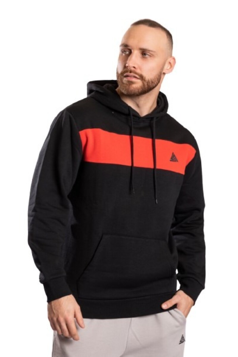 LENERGY CANGURO FELPA - BLACK/RED 