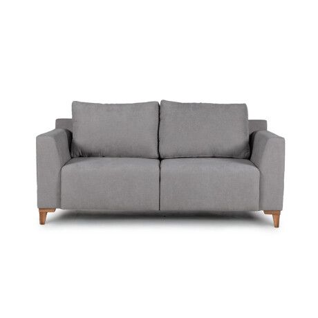 Sofá Gino - Microfibra - 2 cuerpos TC1009 (Plata)