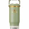 Botella FLIP STRAW TUMBLER Verde combinado con Dorado