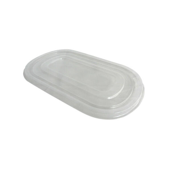 TAPA ALTA P/BANDEJA 106 PP CAJA X 500 UNIDADES TRANSPARENTE
