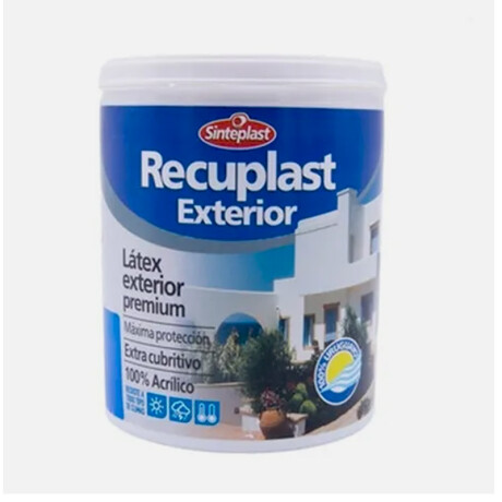 RECUPLAST EXTERIOR BLANCO 4L SINTEPLAST ++ N/a