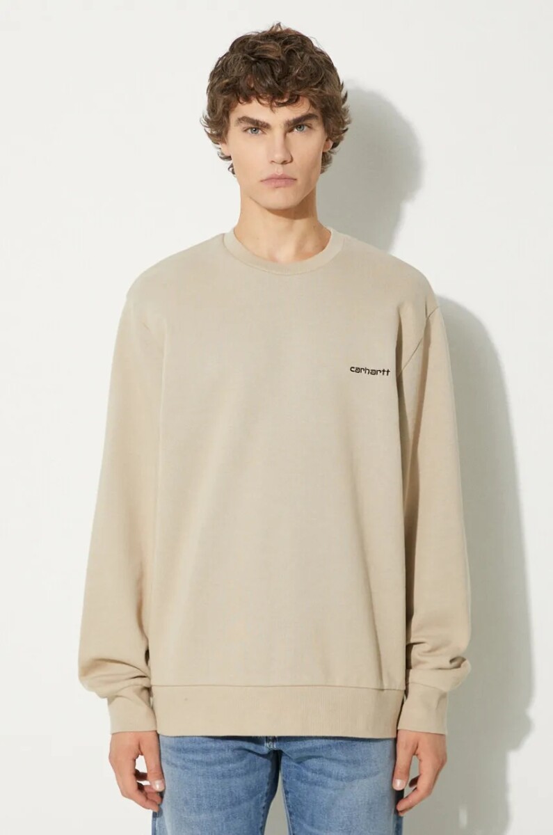 SCRIPT EMBROIDERY SWEAT 