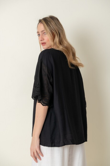 BLUSA GERBERA Negro