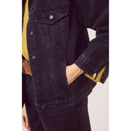 Campera Denim Negro