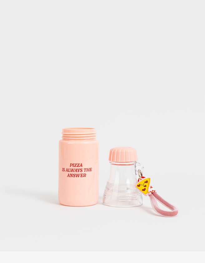Accesorios Cocina Foodie Botella De Plastico En Forma De Coca Con Strap Y Tag De Silicona - Combinacion Multicolor