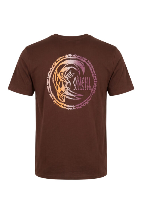 Remera O'Neill Sunset Medallion Marrón
