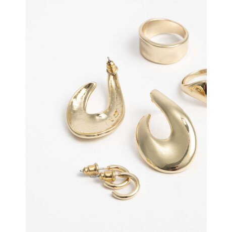 Set De Aros Dorado