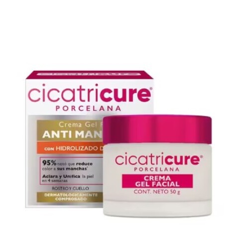 Cicatricure Porcelana anti manchas Crema gel con hidrolizado de perla 50g