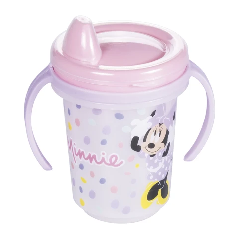 Vaso Entrenador Minnie con Tapa 330 ml U