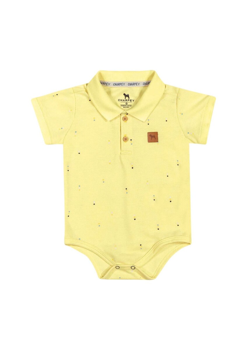 Body Polo con Círculos Minis Estampados 