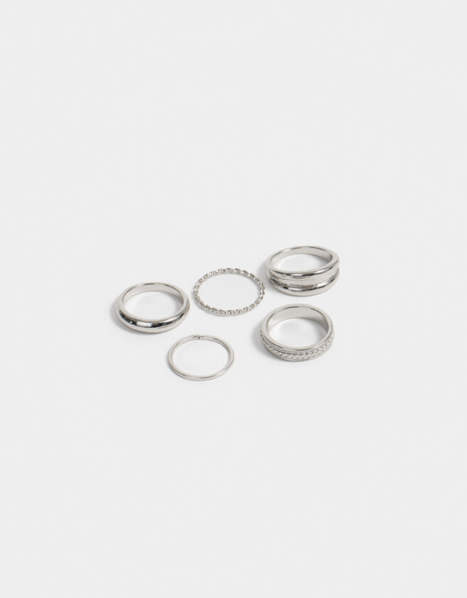 Sets Anillos De metal Set De Anillos Essential - Plateado