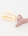 Broches Sets Acrilico Set De Broches Matte - Combinacion Bicolor