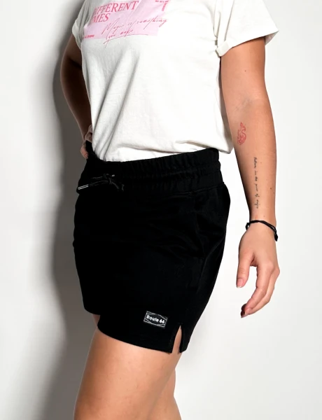 Short de algodón Irelia Negro