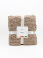 FLANNEL TRAMA ROMBOS 2 PLAZAS GRIS (V)