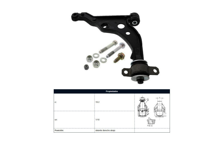 Parilla De Suspension Delantera Fiat Ducato, Peug Boxer 93-05 Der Parilla De Suspension Delantera Fiat Ducato, Peug Boxer 93-05 Der