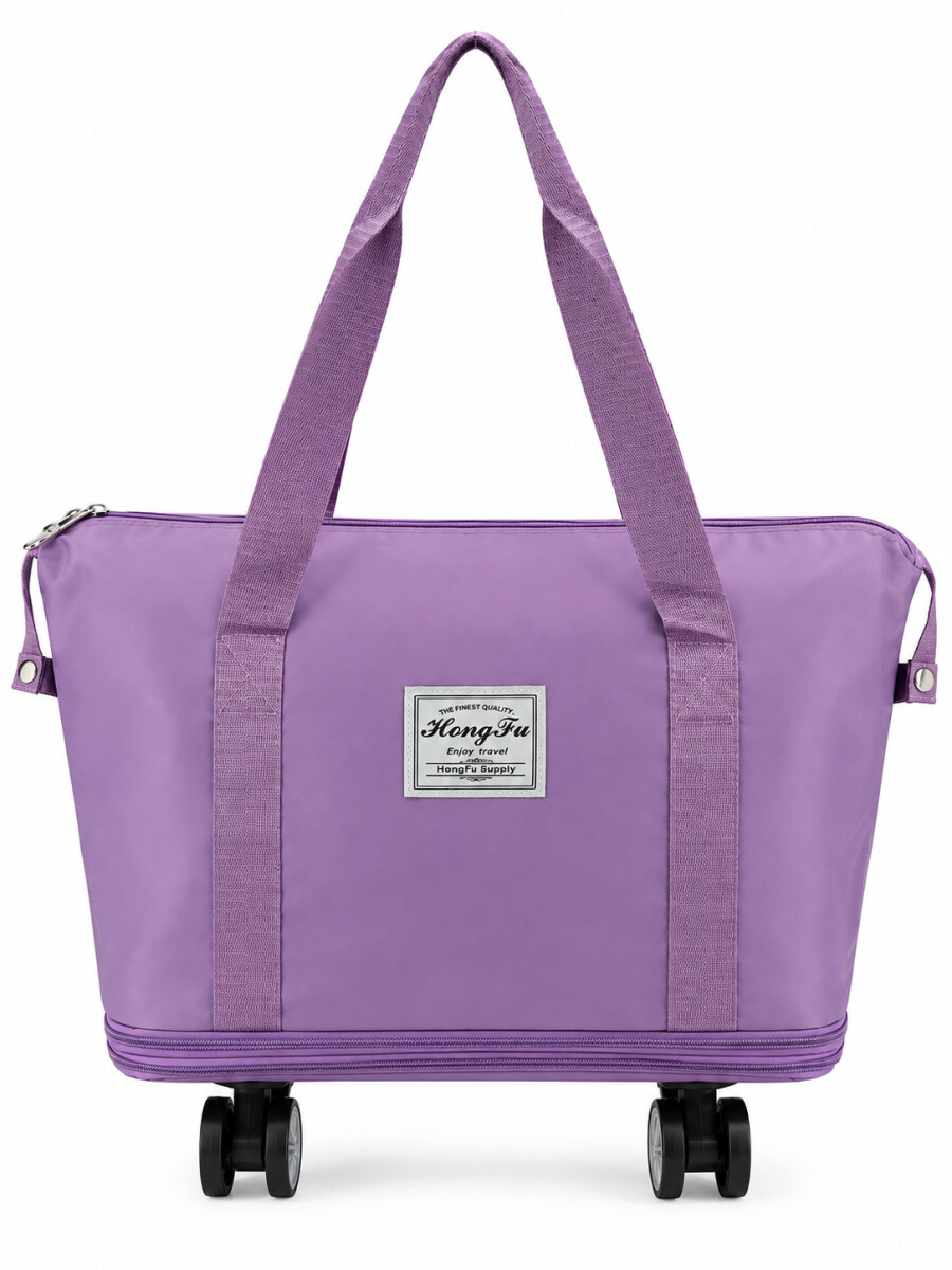 BOLSO DE VIAJE CON RUEDAS - VIOLETA 