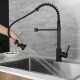 Canilla Cocina Grifo Monocomando Griferia Flexible Negro Canilla Cocina Grifo Monocomando Griferia Flexible Negro