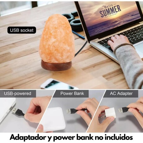 Lámpara de Sal 800G USB Luces Rgb 001