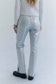 PANTALON FOIL PLATA