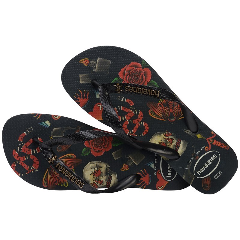 Ojotas Havaianas Top Tribo FC Negro