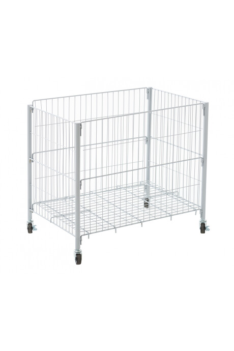 Canasto Exhibidor Mesa De Ofertas Con Ruedas Gris Canasto Exhibidor Mesa De Ofertas Con Ruedas Gris