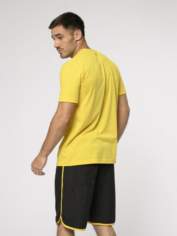 Remera Manga Corta CAP Escudo Peñarol Hombre 032