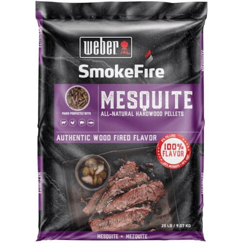 Pellets de madera Mesquite Weber Pellets de madera Mesquite Weber