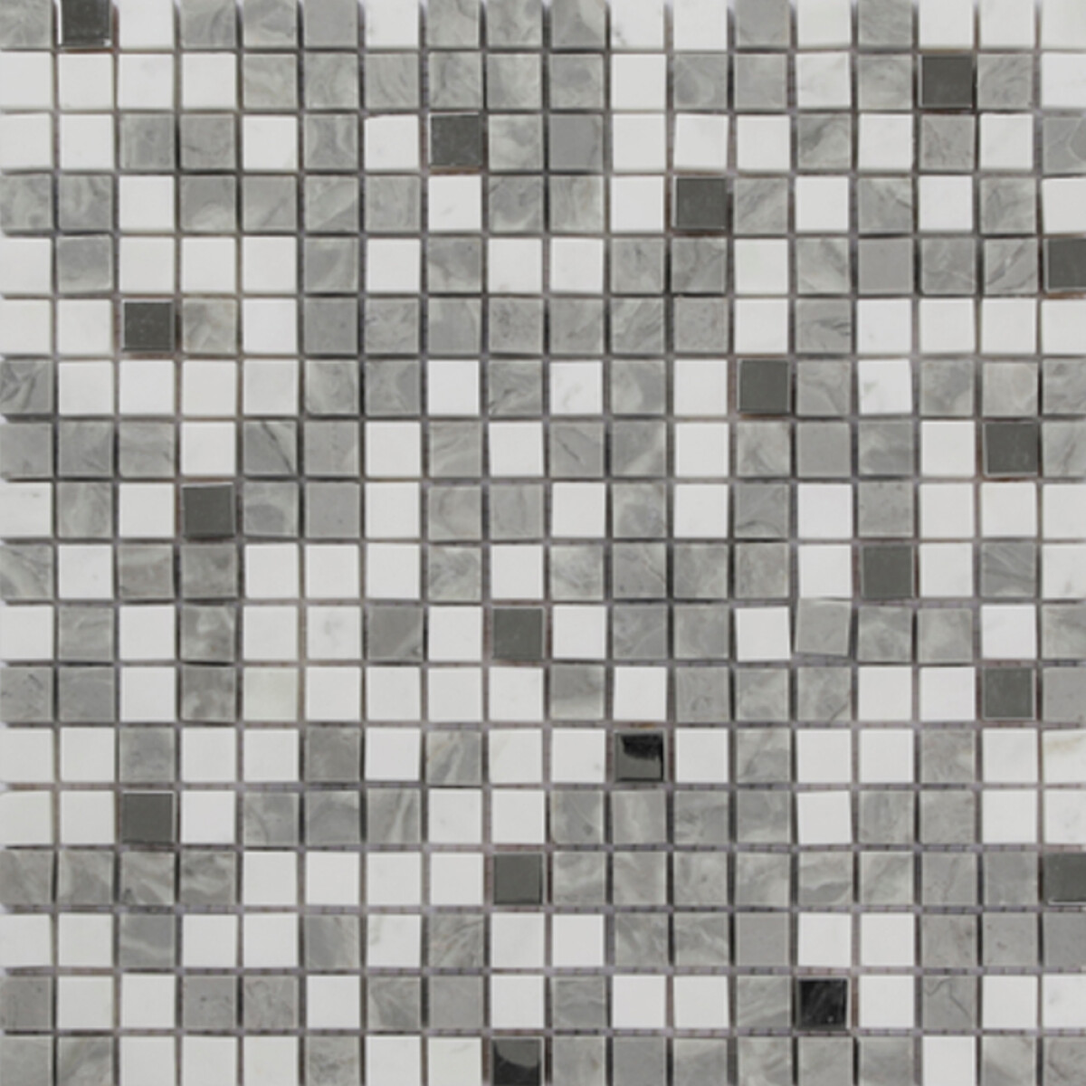 Mosaico Con Terminación De Piedra 300x300x8 Mm 