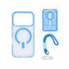 Protector para iPhone 17 Pro correa + tarjetero color azul Protector Para Iphone 17 Pro Correa + Tarjetero Color Azul
