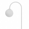 VELADOR DE MESA MACADAMIA ALUMINIO 440MM 1XG9 BLANCO VELADOR DE MESA MACADAMIA ALUMINIO 440MM 1XG9 BLANCO