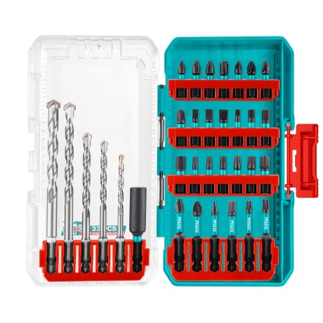 Set De Puntas Y Mechas Para Atornillador De Impacto - 33 Piezas Set De Puntas Y Mechas Para Atornillador De Impacto - 33 Piezas