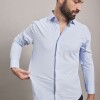 Camisa técnica Celeste
