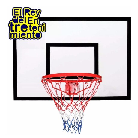 Tablero Basketball Aro Reglame 45+ Red+ Pelota+ Bulon Cmb001477