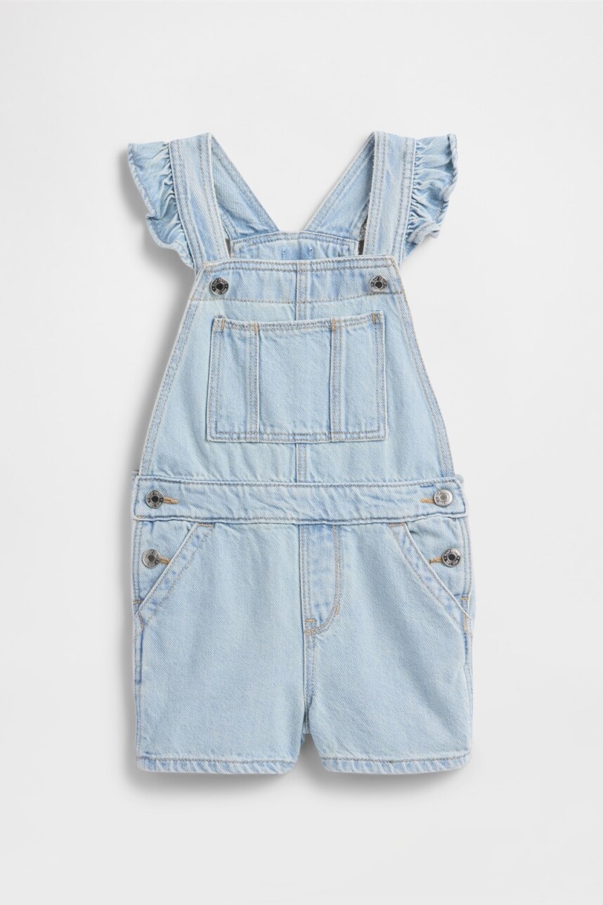 Enterito De Jean Toddler Niña Light Wash