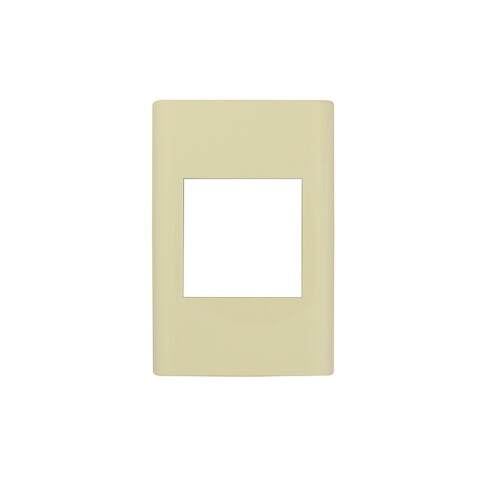PLACA REGGIO UP C/BASTIDOR 1 Mod Doble (RU) Marfil PLACA REGGIO UP C/BASTIDOR 1 Mod Doble (RU) Marfil