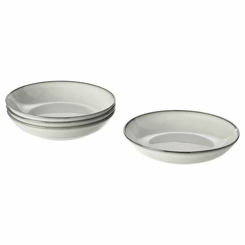 Plato Hondo Cerámica D20Cm Organic Gris PLATO HONDO CERAMICA D20CM ORGANIC GRIS