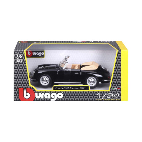 Auto de Colección Bburago Escala 1:24 Porsche 356B Cabriolet 1961