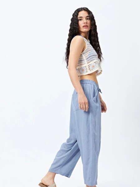 PANTALON P.CAKE FINNIAN CORTO CELESTE