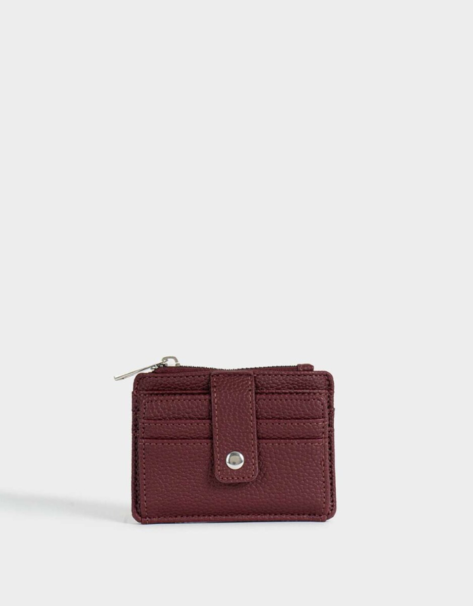 Tarjeteros - Rojo Burdeaux 