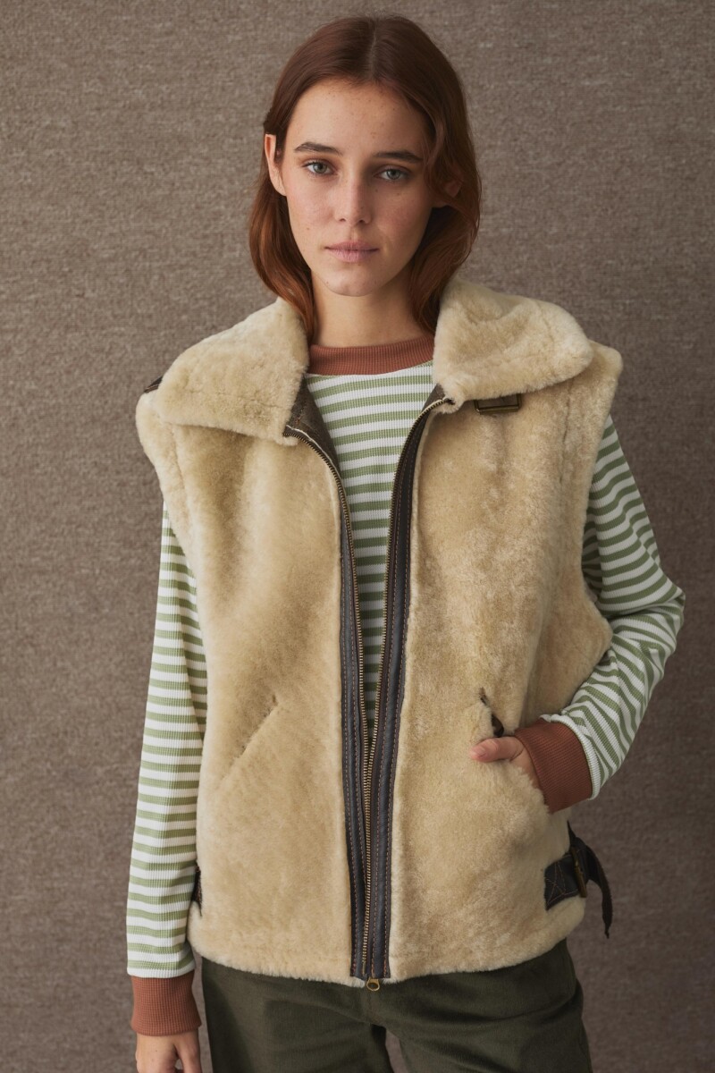 CHALECO EKO - Fur Beige 