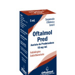 OFTALMOL PRED GTS. OFTALM. FR. X 5 ML. única