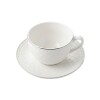 TAZA C/PLATITO BLANCO 100ML Unica