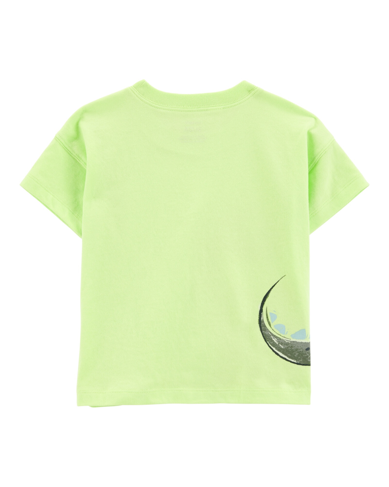 Set dos piezas de algodón, short y remera, diseño dino Sin color